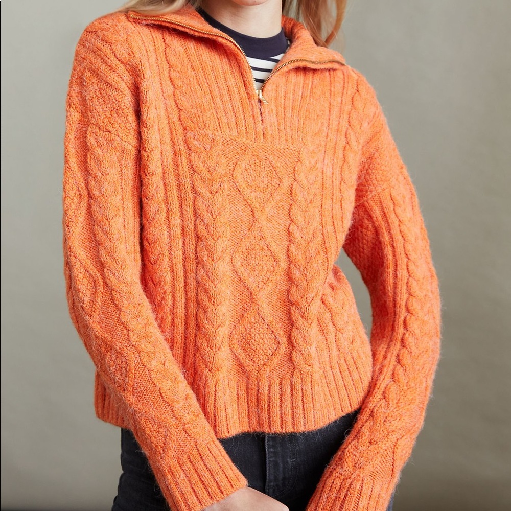 Anthropologie NEW Cable Knit Sweater Size S